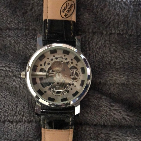 Mens "Steampunk" Skeleton Watch - Picture 6 of 6